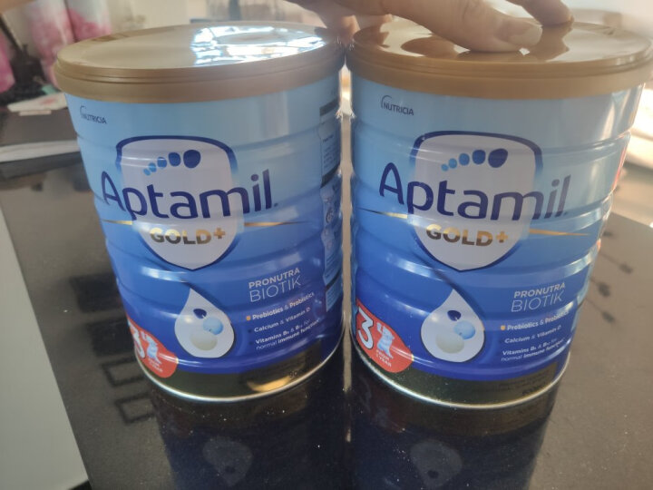 爱他美（Aptamil）金装婴幼儿配方牛奶粉澳洲新西兰原装进口900g罐装 3段3罐  (1岁以上) 保质期到23年9月 晒单图