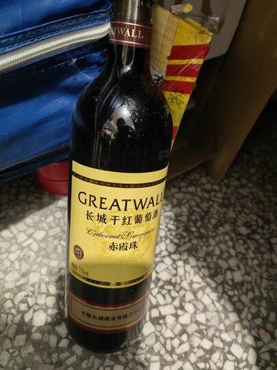 长城 华夏葡园 黄标赤霞珠干红葡萄酒 750ml*6瓶 整箱装 晒单图