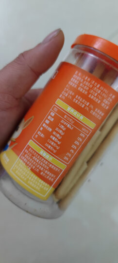 贝兜牛奶味炭烧棒 猴头菇饼干高钙磨牙饼干儿童零食 160g/罐 晒单图