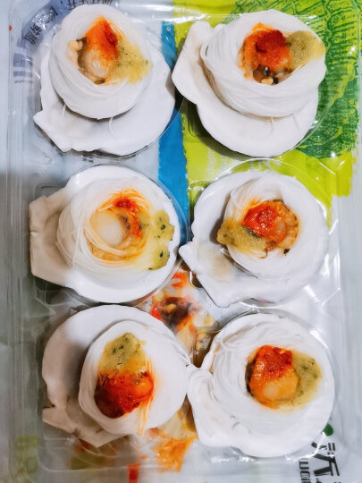 沃派 冷冻蒜蓉粉丝扇贝 虾夷扇贝 烧烤食材 4袋24只 共800g 生鲜水产 夜宵聚餐佳品 晒单图