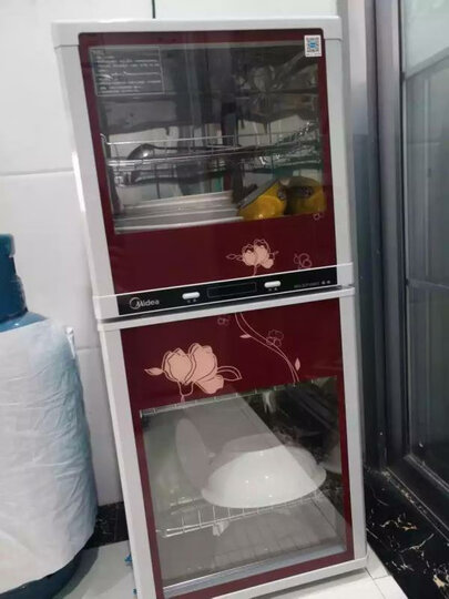 美的(Midea)消毒柜家用 碗柜 碗筷 小型 二星级 立式 80K03 晒单图