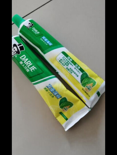 黑人(DARLIE)双重薄荷牙膏套装225g×3支(共675g) 清新口气 有效防蛀(新旧包装随机发放) 晒单图