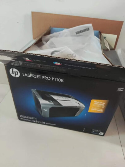 惠普（HP） 打印机P1106/1108 PLUS A4黑白激光单功能打印机家用办公商用 经典耐用 P1106 plus 只打印+USB连接+半容硒鼓 晒单图