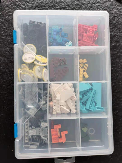 艾瑞泽 塑料零件盒 螺丝收纳盒工具盒  样品分类盒物料盒 237双面零件盒 大盒 晒单图