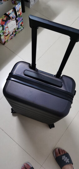 小米(MI)90分旅行箱拉杆箱 男女万向轮登机行李箱 20英寸 极光蓝 晒单图