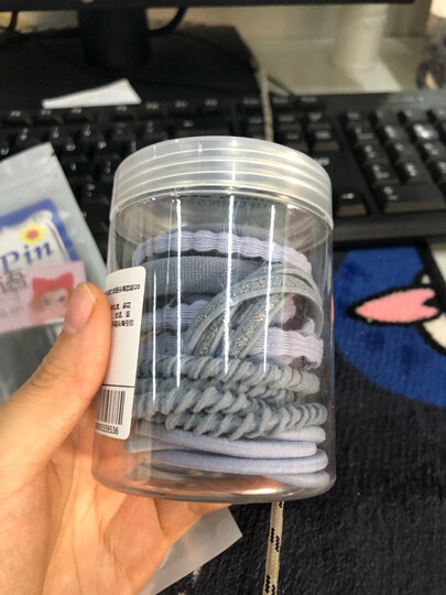优家(UPLUS)小清新简约个性头绳马尾皮筋20根(发带 发圈 头饰 扎头发 橡皮筋 弹力绳) 晒单图
