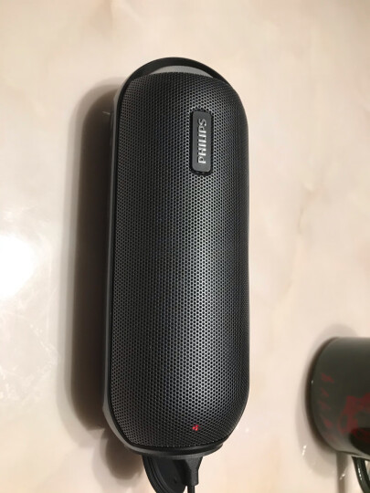 飞利浦(PHILIPS)BT6000 便携式无线蓝牙音箱 运动户外防水音响 免提通话/NFC功能 黑色 晒单图