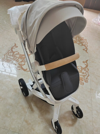 爱贝丽（IBelieve） 婴儿推车双向高景观智能刹车避震可坐可躺新生儿宝宝童车0-3岁bb车 未来2X-晴彩-智能刹车(0-3岁) 晒单图