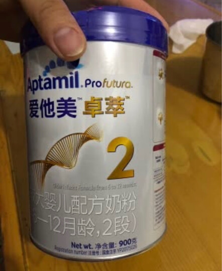 爱他美(Aptamil) 卓萃婴儿配方奶粉(0—6月龄,1段) 900g 晒单图