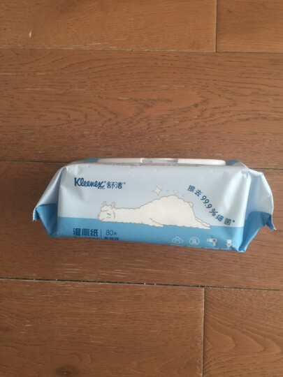 舒洁（Kleenex）羊驼湿厕纸40片*1包体验装  洁厕湿纸巾私处 擦去99.9%细菌  晒单图