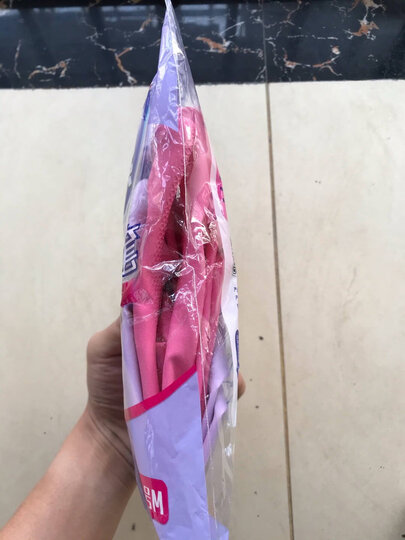 妙洁清洁家务橡胶手套 均码加长护腕防水防滑皮厨房洗碗 晒单图