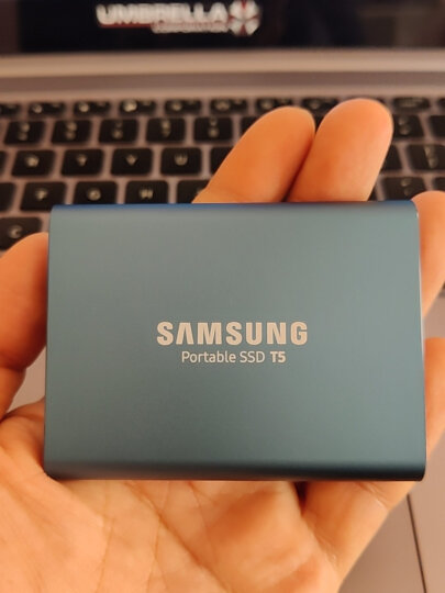三星（SAMSUNG） 500GB Type-c USB 3.1 移动固态硬盘（PSSD） T5 蓝色 传输速度540MB/s 安全便携 晒单图