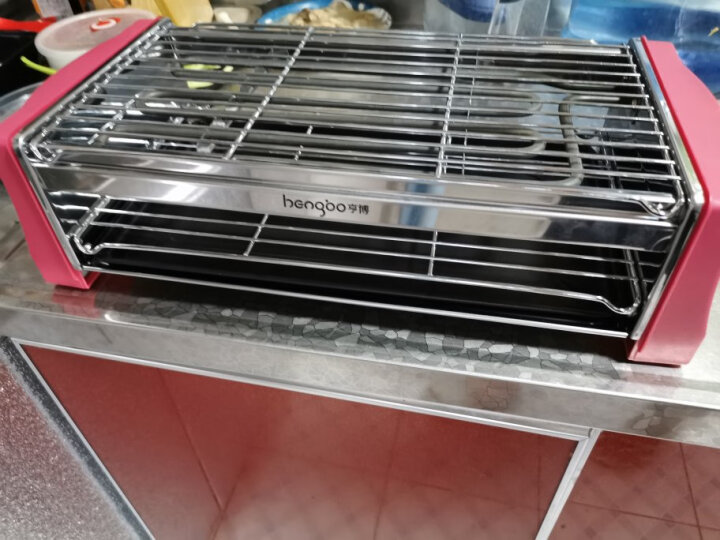 亨博（hengbo） 电烧烤炉家用电烤炉无烟烤串机烤肉炉韩式烤肉机烧烤架室内烤羊肉串炉SC548A 晒单图