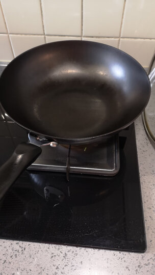 炊大皇炒锅30cm铁锅无涂层铸铁炒菜锅具电磁炉燃气煤气灶明火通C30D2 晒单图