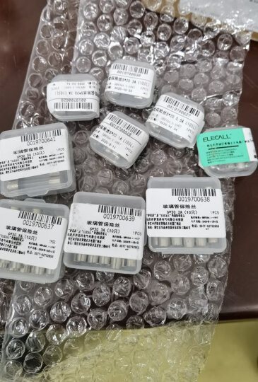 伊莱科（ELECALL） 保险丝玻璃管保险丝6×30保险管熔断器玻璃保险管保险丝管座 3A（10只装） 晒单图