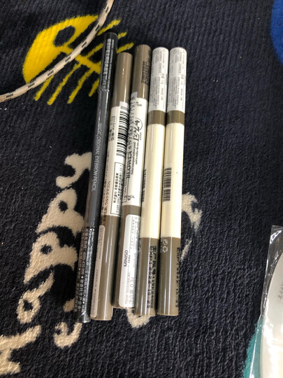 爱丽小屋(ERISE HOUSE)【专卖店】双头自动带刷眉笔防水防汗不脱色自然持久初学 眉笔6#黑色 晒单图