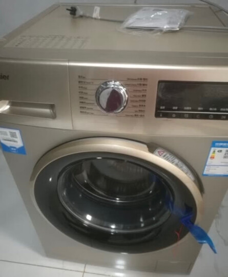 海尔(Haier) 滚筒洗衣机全自动 高温除菌除螨 10KG大容量 BLDC变频电机 EG10014B39GU1 晒单图
