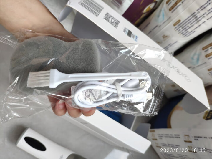 易简（yijan）婴儿童理发器 充电宝宝剃头器 成人可用电推剪剪发器 防水静音电推子 HK500A黄猴 晒单图
