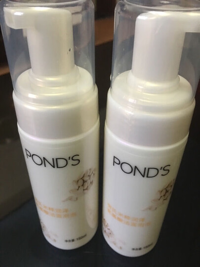 旁氏(POND'S)洗面奶 清澈净透系列 竹炭清透洁面乳150g(新旧包装随机发) 晒单图