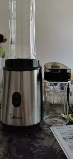 美的（Midea）榨汁机便携双杯迷你果汁机 不锈钢机身 家用榨汁杯料理机搅拌机WBL2501A 晒单图