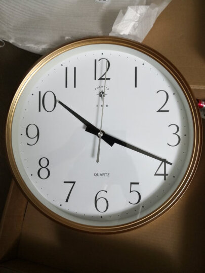北极星（POLARIS）挂钟客厅简约创意石英钟时尚卧室钟表现代时钟欧式挂表30cm 晒单图