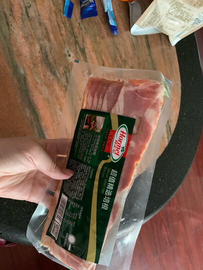 荷美尔(Hormel)招牌匠心生熏腹肉培根120g/袋 冷冻培根片早餐火锅西餐烧烤食材(2件起售) 晒单图