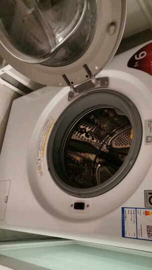 LG 9公斤直驱变频全自动滚筒洗衣机 智能手洗 95度高温洗  LED触摸屏 奢华白 WD-L51VNG20 晒单图