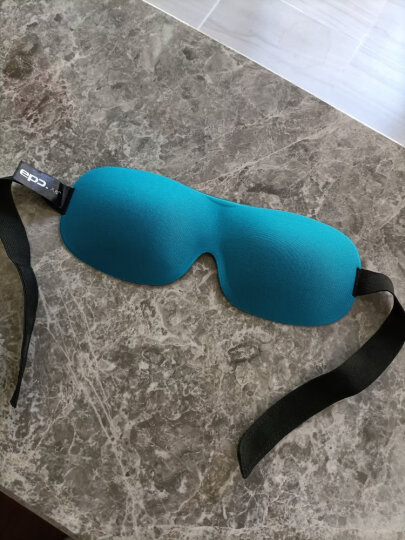 EPC 3D立体睡眠眼罩 轻薄透气遮光眼罩 男女通用 旅行用品 入夜 孔雀蓝 晒单图