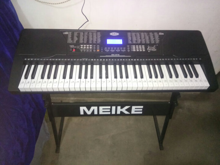 美科（MEIRKERGR）MK-8618智能版 61键多功能智能教学电子琴儿童初学乐器 连接耳机话筒手机pad 晒单图