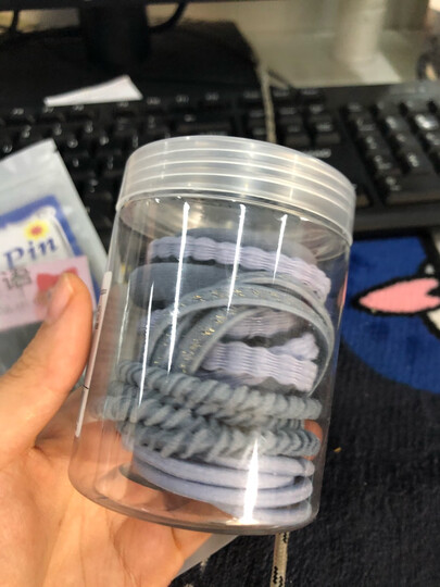 优家(UPLUS)小清新简约个性头绳马尾皮筋20根(发带 发圈 头饰 扎头发 橡皮筋 弹力绳) 晒单图
