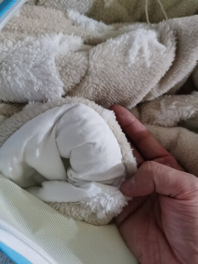 象宝宝（elepbaby）婴儿毯子 宝宝全棉春秋6层纱布盖毯盖被 提花浴巾包被巾毛巾被115X120CM（Elepbaby） 晒单图
