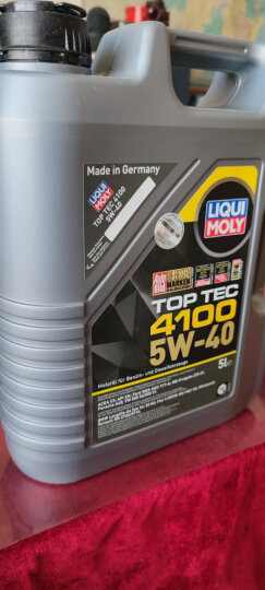 力魔（LIQUI MOLY）德国原装进口 顶技4100机油 5W-40 SN/CF级 5L  汽车用品 晒单图