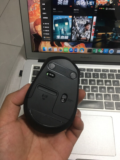 罗技(Logitech)M275(M280) 鼠标 无线鼠标 办公鼠标 右手鼠标 黑色 带无线2.4G接收器 晒单图