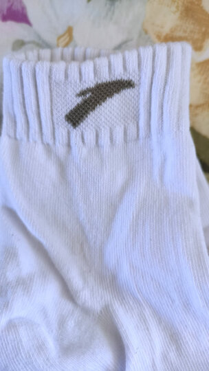安踏（ANTA）运动男袜子款四双装夏季低帮透气吸湿运动袜子组合装 蓝、黑、灰、白 均码 晒单图