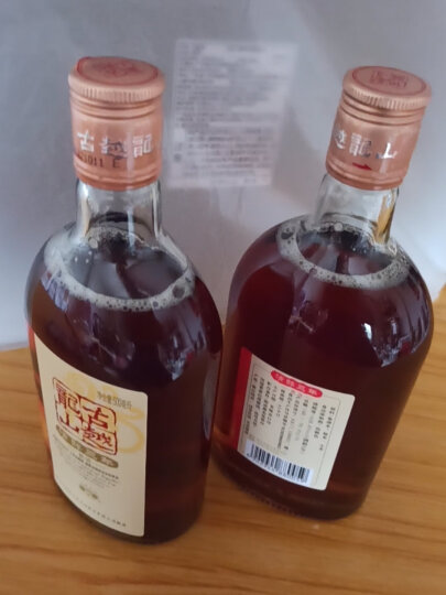 古越龙山 清醇三年 传统型半甜 绍兴 黄酒 500ml*6瓶 整箱装 晒单图