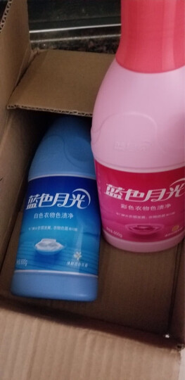 蓝月亮 蓝色月光 彩色衣物色渍净 漂渍液 漂白剂 彩漂 600g/瓶 晒单图