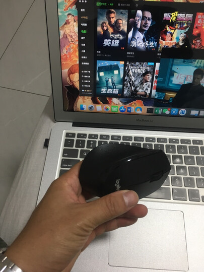罗技(Logitech)M275(M280) 鼠标 无线鼠标 办公鼠标 右手鼠标 黑色 带无线2.4G接收器 晒单图