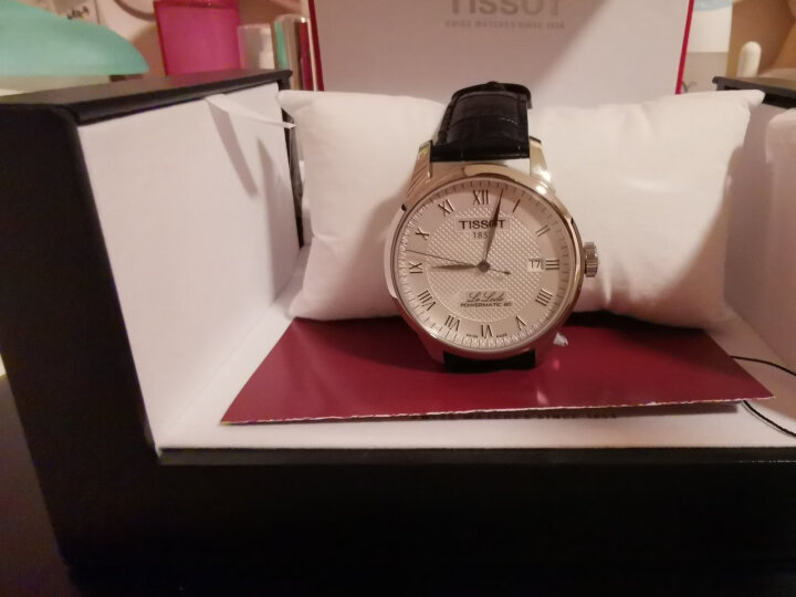 天梭（TISSOT）瑞士手表 力洛克系列腕表 皮带机械男表 T006.407.16.033.00 晒单图