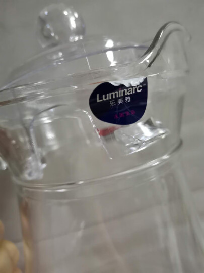 乐美雅（Luminarc）L1957鸭嘴壶1.3L（有盖）无铅耐热玻璃冷水壶凉水杯扎壶果汁壶大容量泡茶壶 晒单图