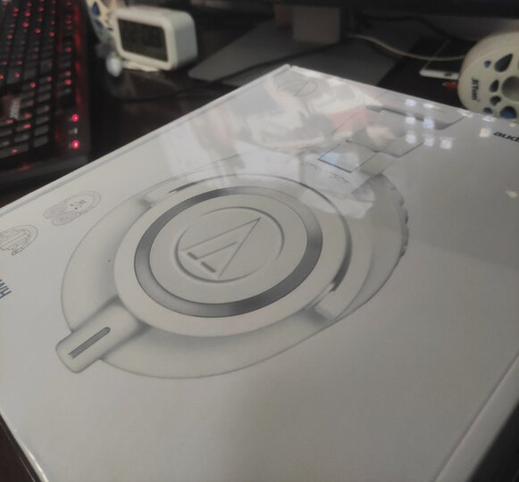 铁三角(Audio-technica)ATH-M50X WH 头戴式专业全封闭音乐HIFI耳机 白色 晒单图