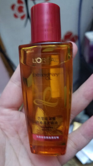 欧莱雅(LOREAL)奇焕润发护发精油100ml( 小金瓶 针对所有发质 免洗 滋养 防毛躁)(新老包装随机发货) 晒单图
