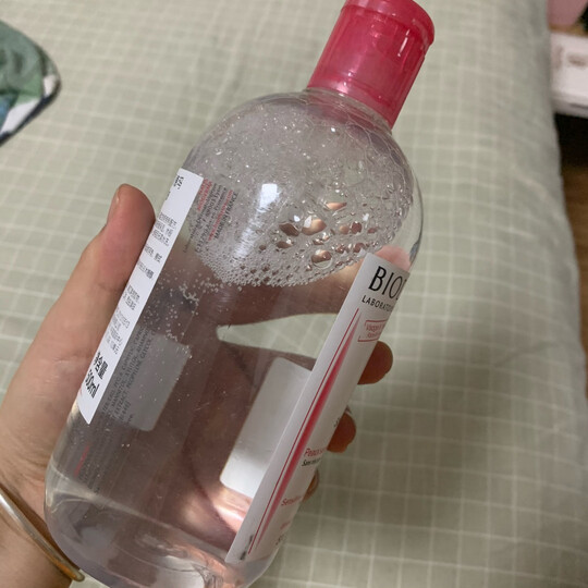 法国贝德玛(BIODERMA)舒妍多效洁肤液250ml(卸妆水 深层清洁 粉水 舒缓保湿 敏感肌 眼唇 原装进口) 晒单图