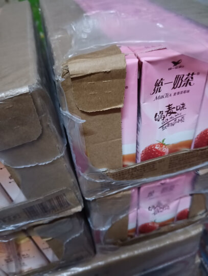 统一 奶茶（麦香草莓） 250ml*24盒（新老包装随机发货） 晒单图
