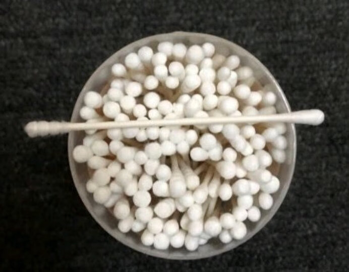 思拓科 婴儿儿童细头棉棒180支 宝宝两用掏耳朵肚脐棉签特惠装 纸轴化妆棉签螺旋水滴两头清洁棉棒 晒单图