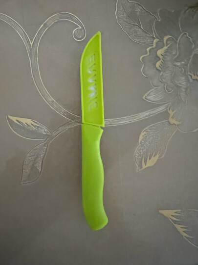 拜格BAYCO 水果刀3寸带刀套陶瓷削皮刀绿色BD8005 晒单图