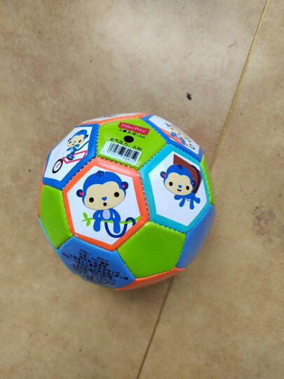 费雪（Fisher-Price）儿童足球13cm 户外运动玩具球幼儿园宝宝小皮球F0911 晒单图