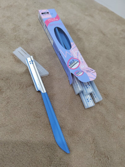 貝印（KAI）日本进口安全修眉刀（5把）防护网不易伤肤 初学者可用 晒单图