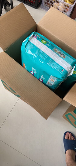 帮宝适绿帮纸尿裤NB96片(0-5kg)小码婴儿尿不湿超薄干爽 晒单图