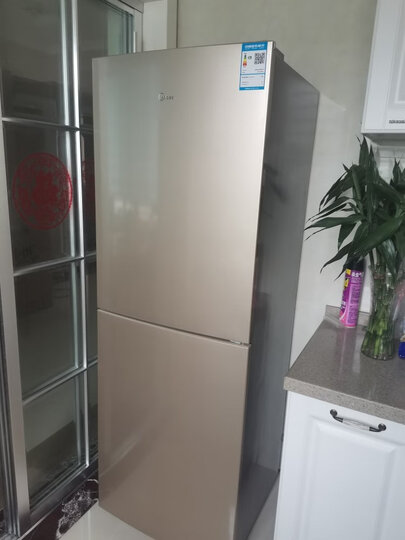 美的(Midea)236升 风冷无霜双开门冰箱节能环保静音冷藏冷冻电子控温保鲜 BCD-236WM(E) 晒单图
