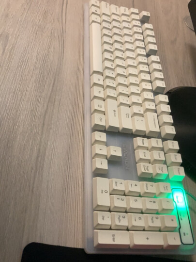 前行者GX30Z真机械手感游戏键盘鼠标套装有线静音薄膜键鼠台式电脑网吧笔记本办公背光USB外接外设 白色彩虹背光单键盘【加厚升级版】 晒单图
